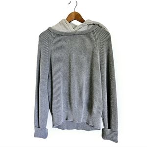 All:Row Grey Hoodie Sweater Size L